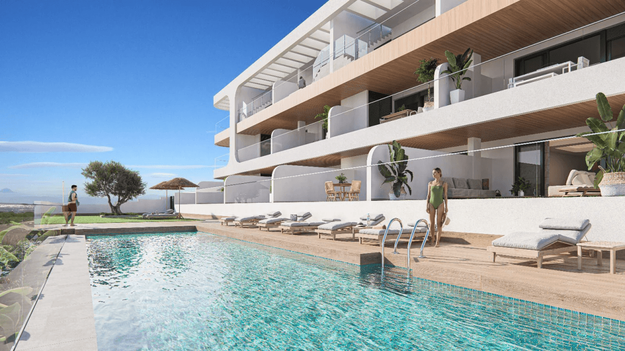 DRIE-SLAAPKAMER APT MET SOLARIUM