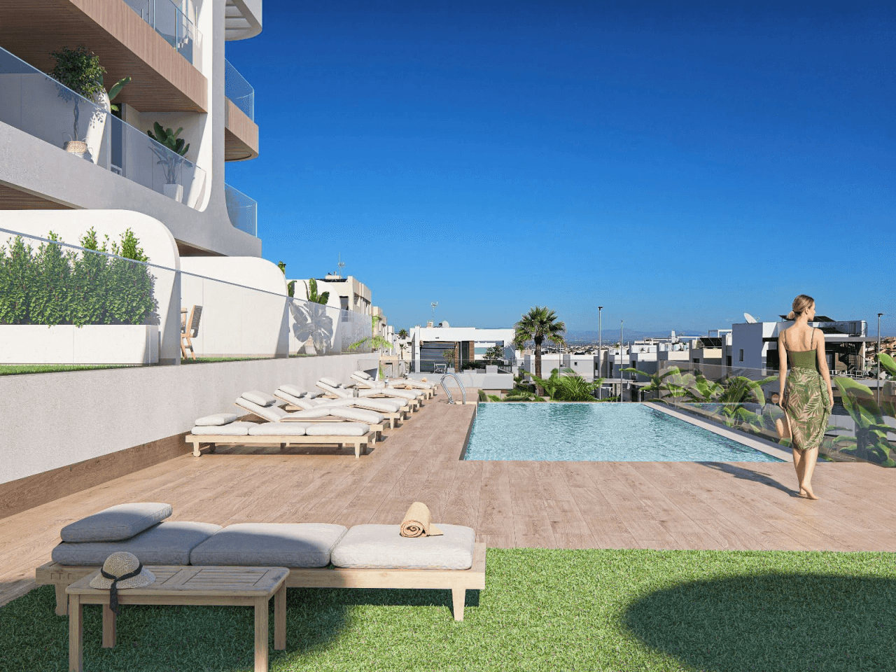 DRIE-SLAAPKAMER APT MET SOLARIUM