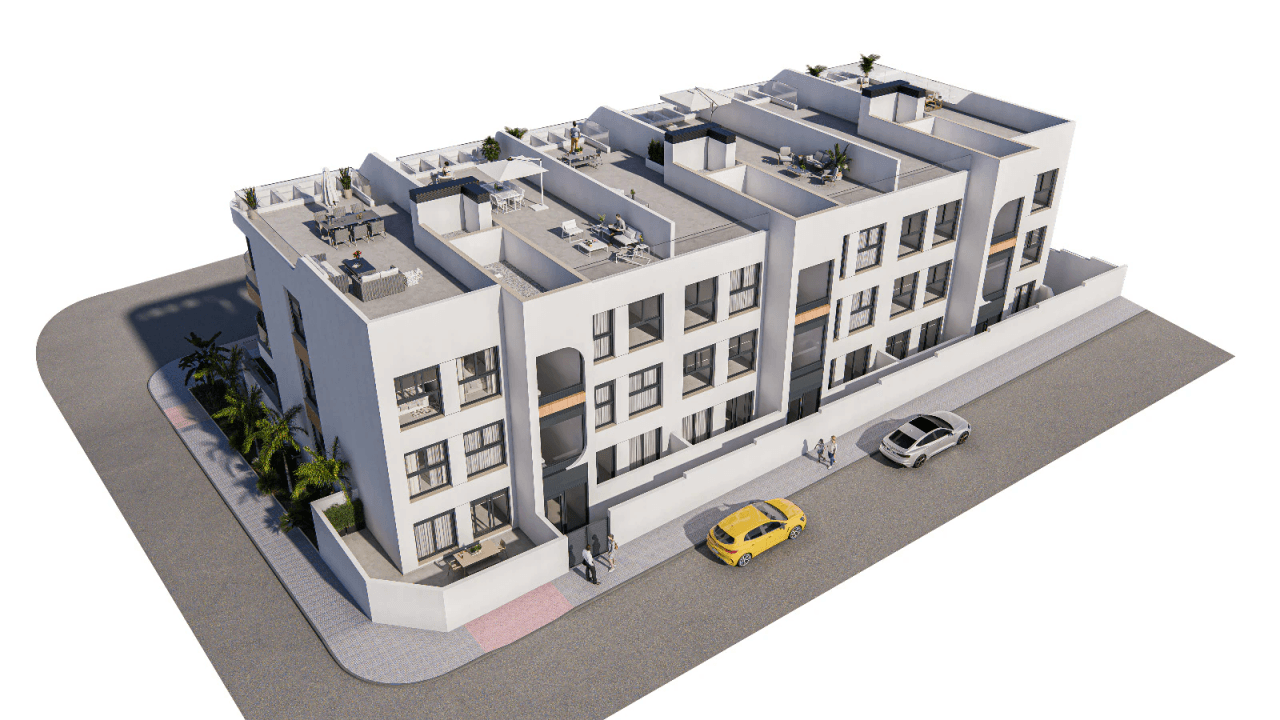 DRIE-SLAAPKAMER APT MET SOLARIUM